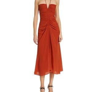 NWT Maria Cher Toribia Silk Dress